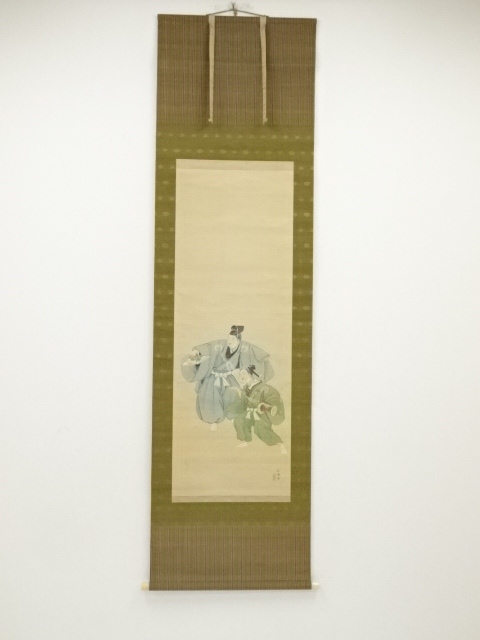 JAPANESE HANGING SCROLL / HAND PAINTED / COMEDIAN